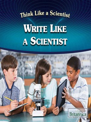 cover image of Write Like a Scientist